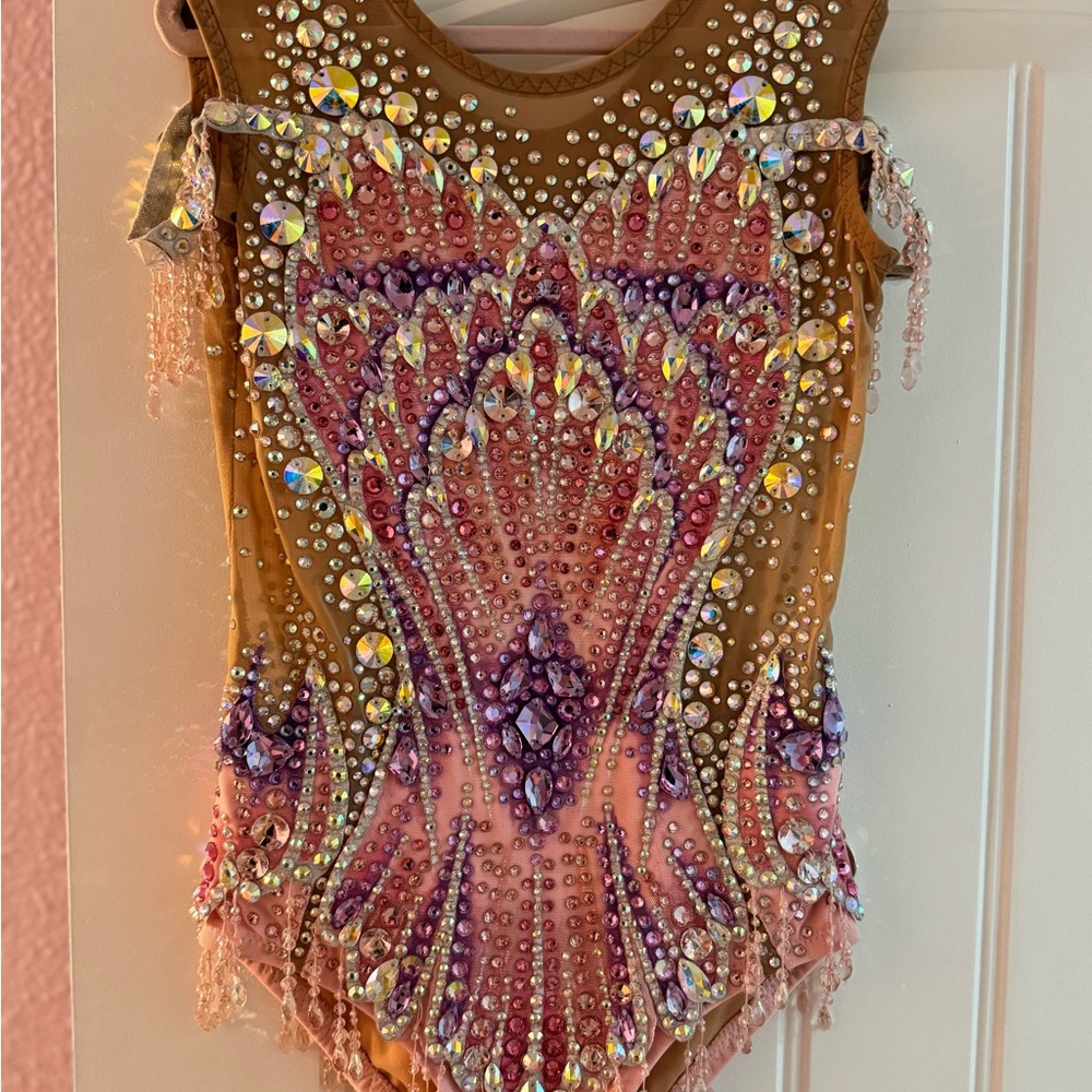 Luxury Rhythmic Gymnastics Leotard – Crystal Competition Costume